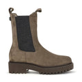 Brown Calf Leather Bos Taurus Ankle Boots