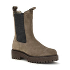 Brown Calf Leather Bos Taurus Ankle Boots