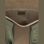 Bicolor Linen Tote Bag