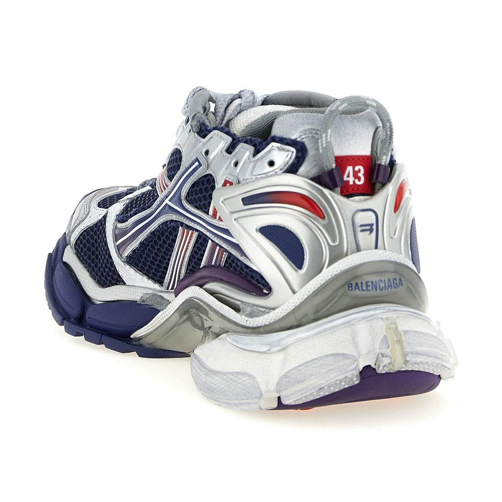 Multicolor Polyethylene Athletic Sneakers