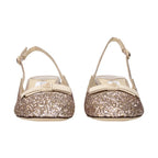 Pink Plastic Flat Sandals