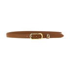 Brown Calfskin Regular Belt