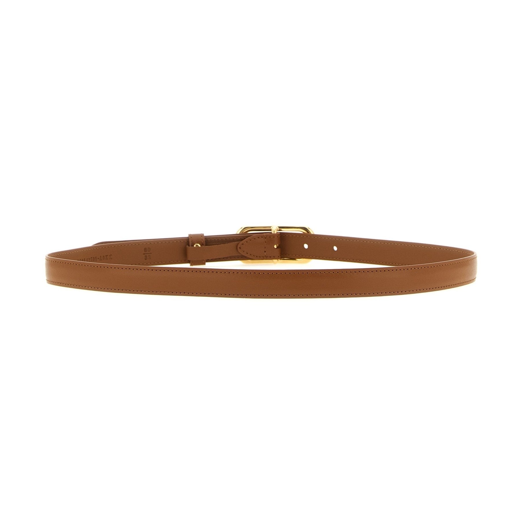 Brown Calfskin Regular Belt