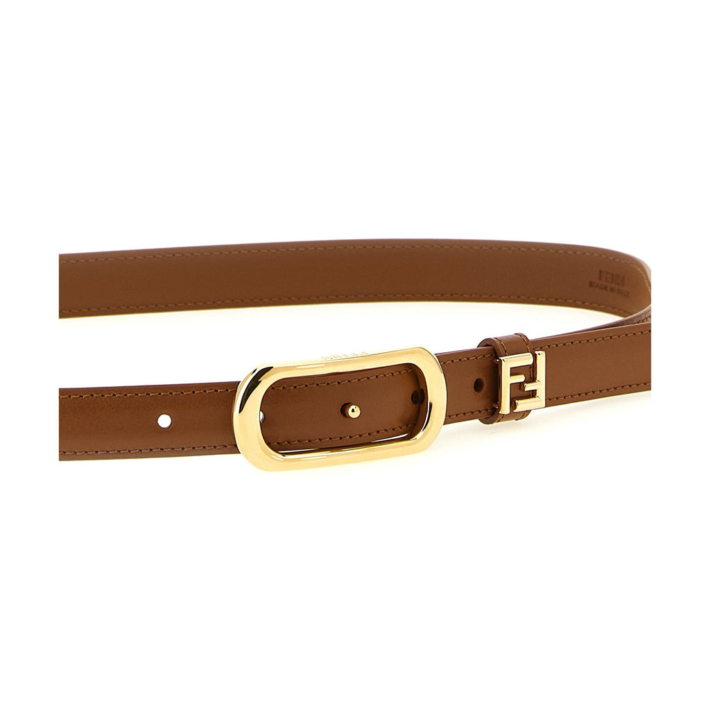 Brown Calfskin Regular Belt