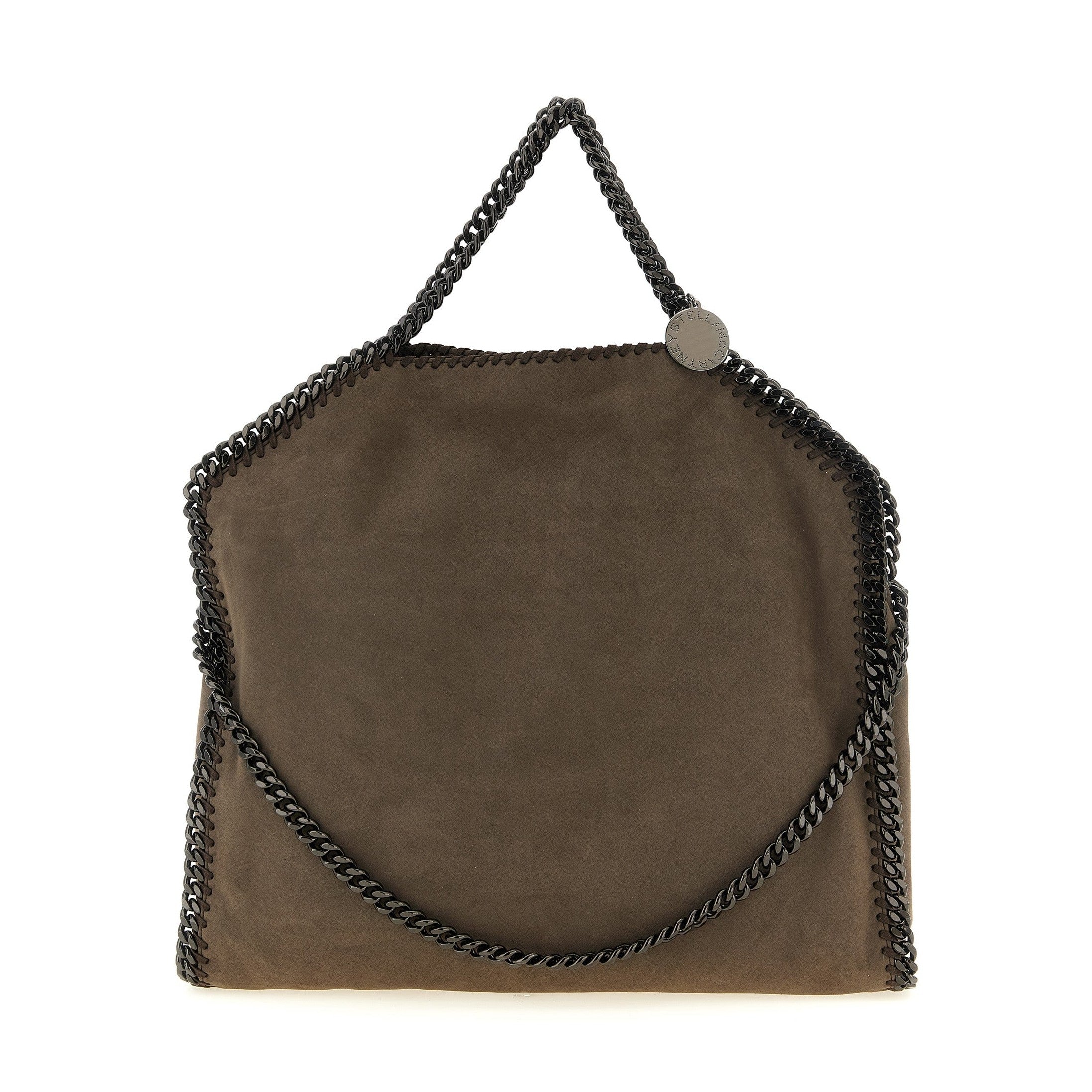 Gray Polyamide Handbag