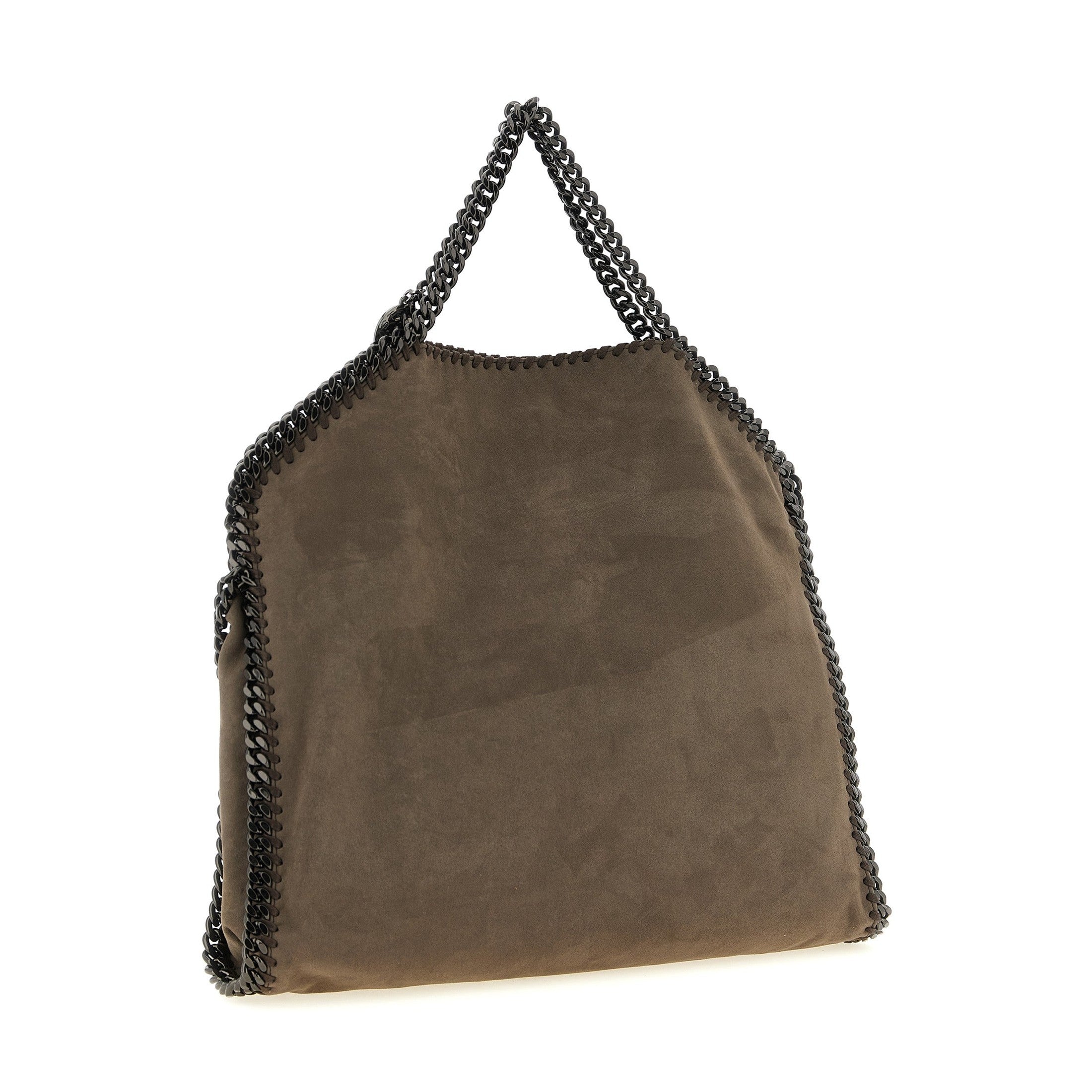 Gray Polyamide Handbag
