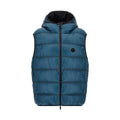 Blue Polyamide Full-Length Jacket