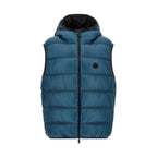 Blue Polyamide Full-Length Jacket