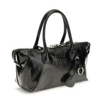 Black Calf Leather Bos Taurus Handbag