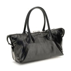 Black Calf Leather Bos Taurus Handbag