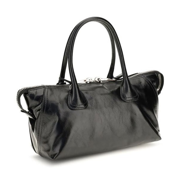 Black Calf Leather Bos Taurus Handbag