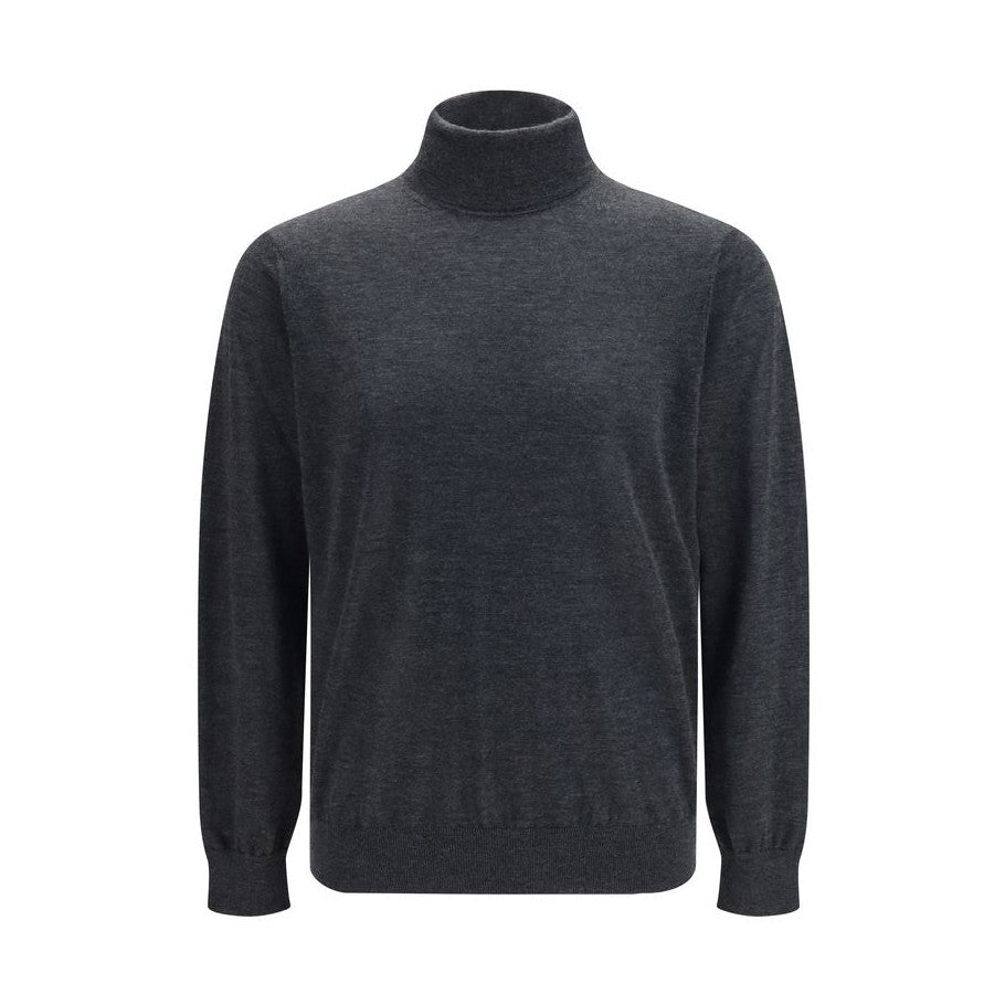 Gray Cashmere Turtleneck