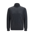 Gray Cashmere Turtleneck