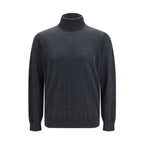 Gray Cashmere Turtleneck