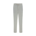 White Linen Casual Pants