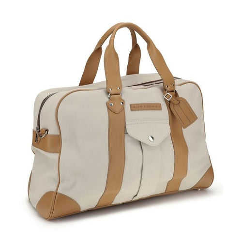 Beige Calf Leather Bos Taurus Luggage And Travel