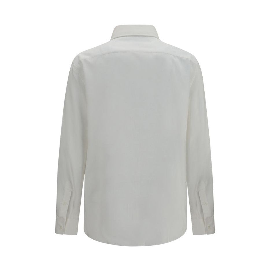 White Cotton Dress Shirt