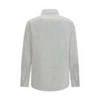 White Cotton Dress Shirt