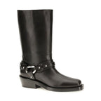 Black Calf Leather Bos Taurus Boots