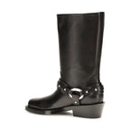 Black Calf Leather Bos Taurus Boots