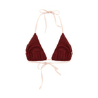 Bordeaux Polyester Bikini