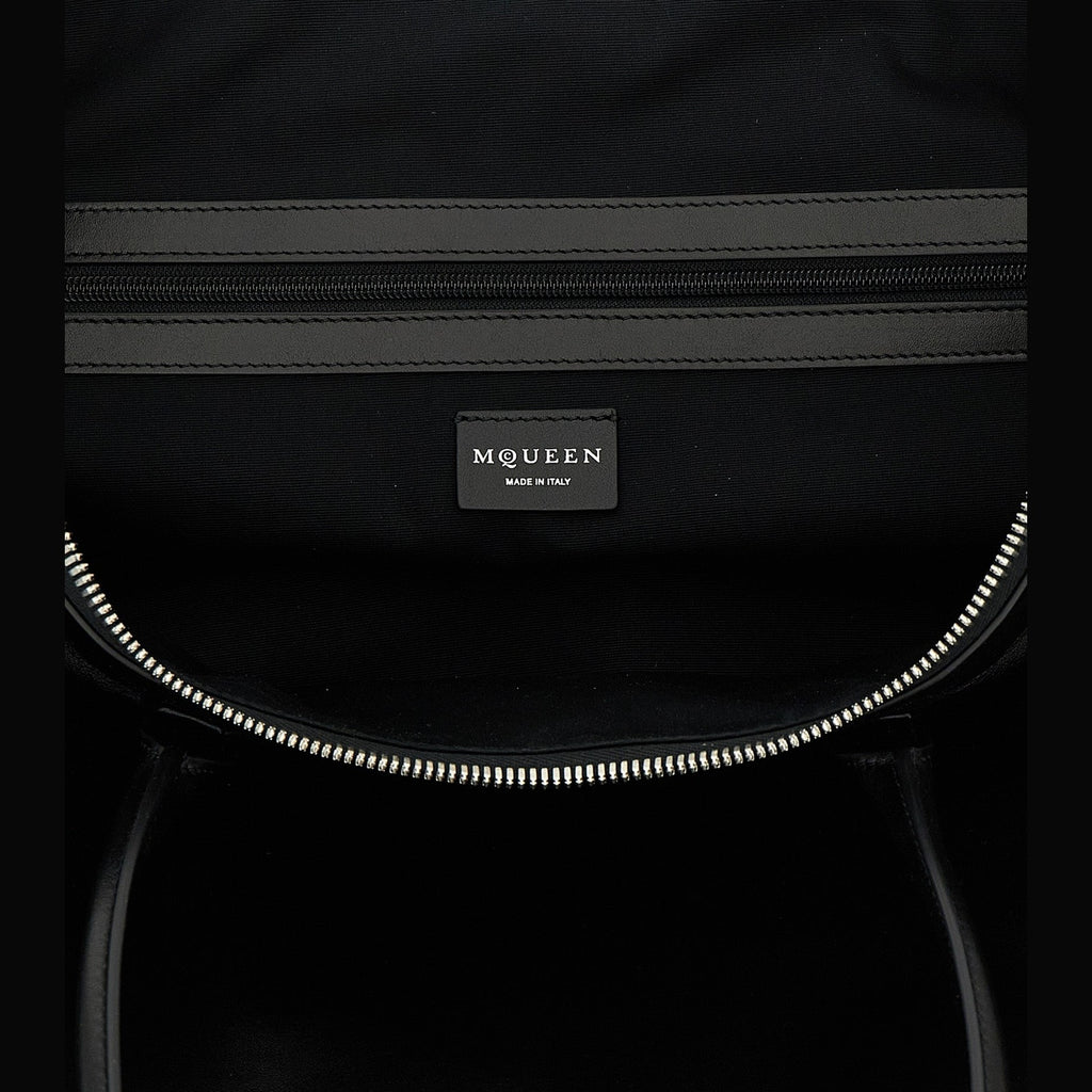 Black Calfskin Shoulder Bag