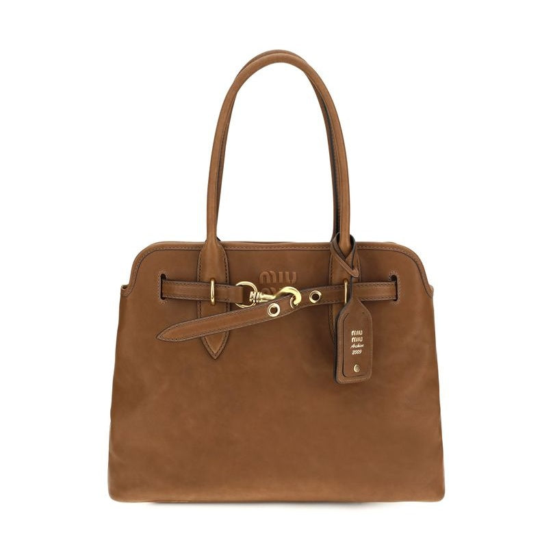 Brown Calf Leather Bos Taurus Shoulder Bag