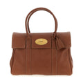 Brown Calfskin Shoulder Bag