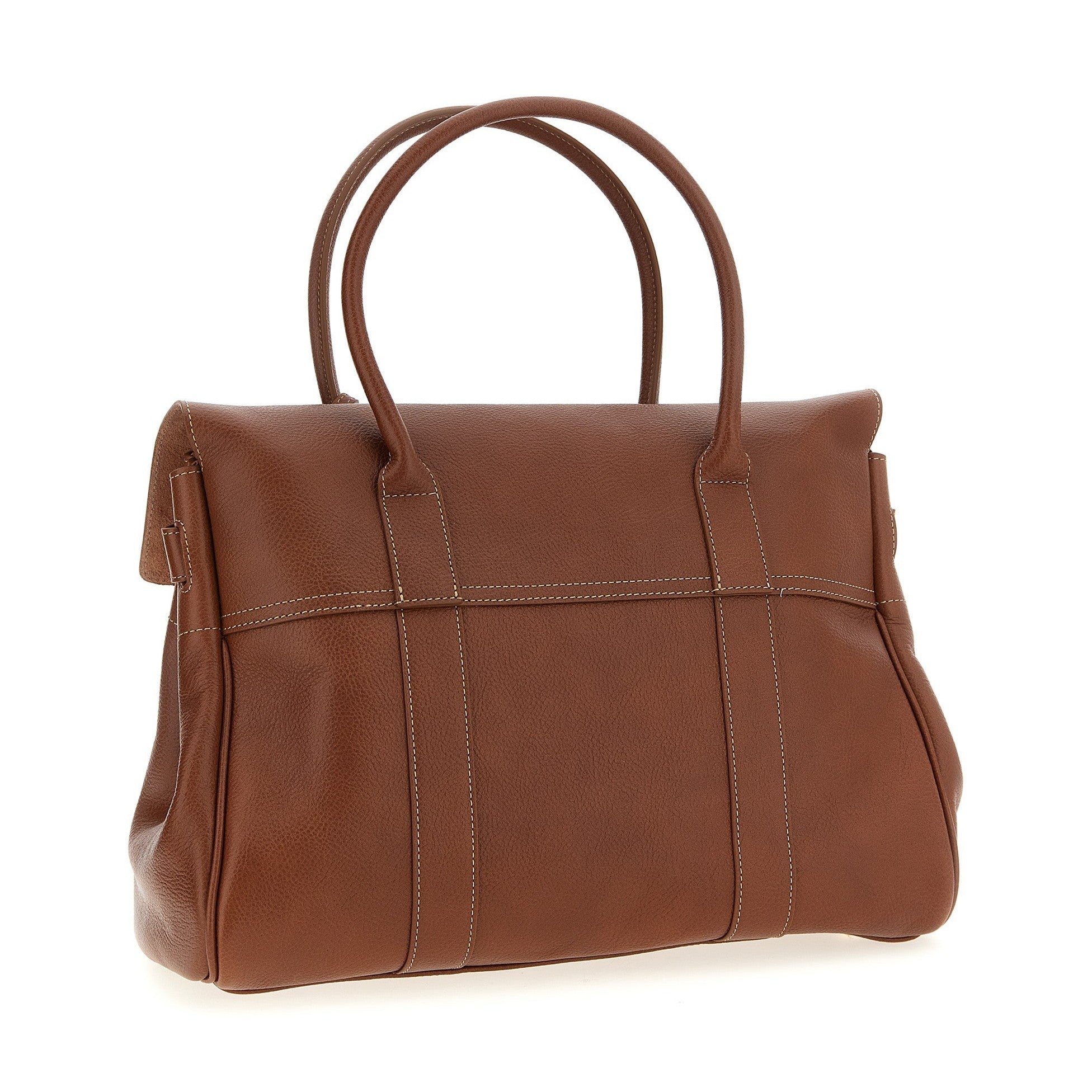 Brown Calfskin Shoulder Bag