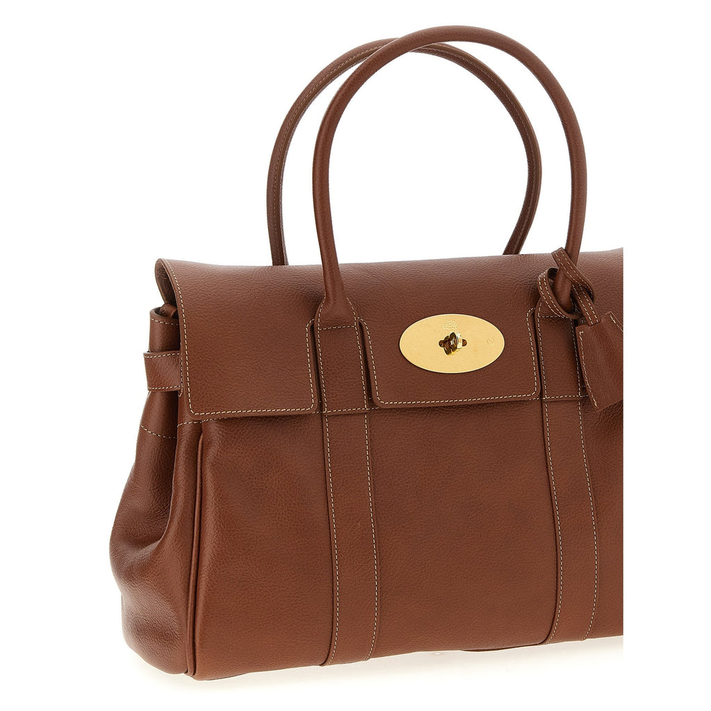 Brown Calfskin Shoulder Bag