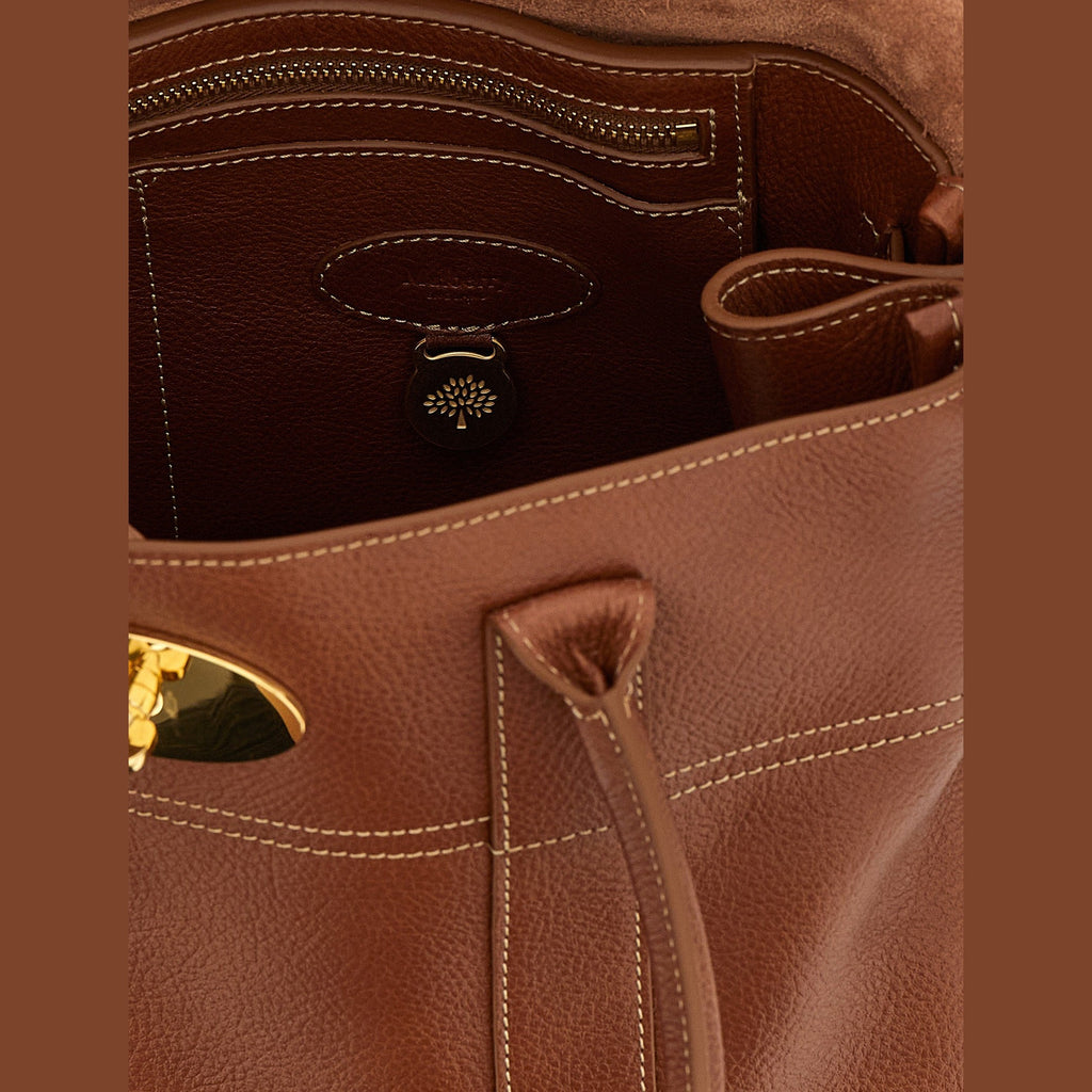 Brown Calfskin Shoulder Bag