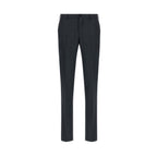 Gray Polyester Two-Piece Suit