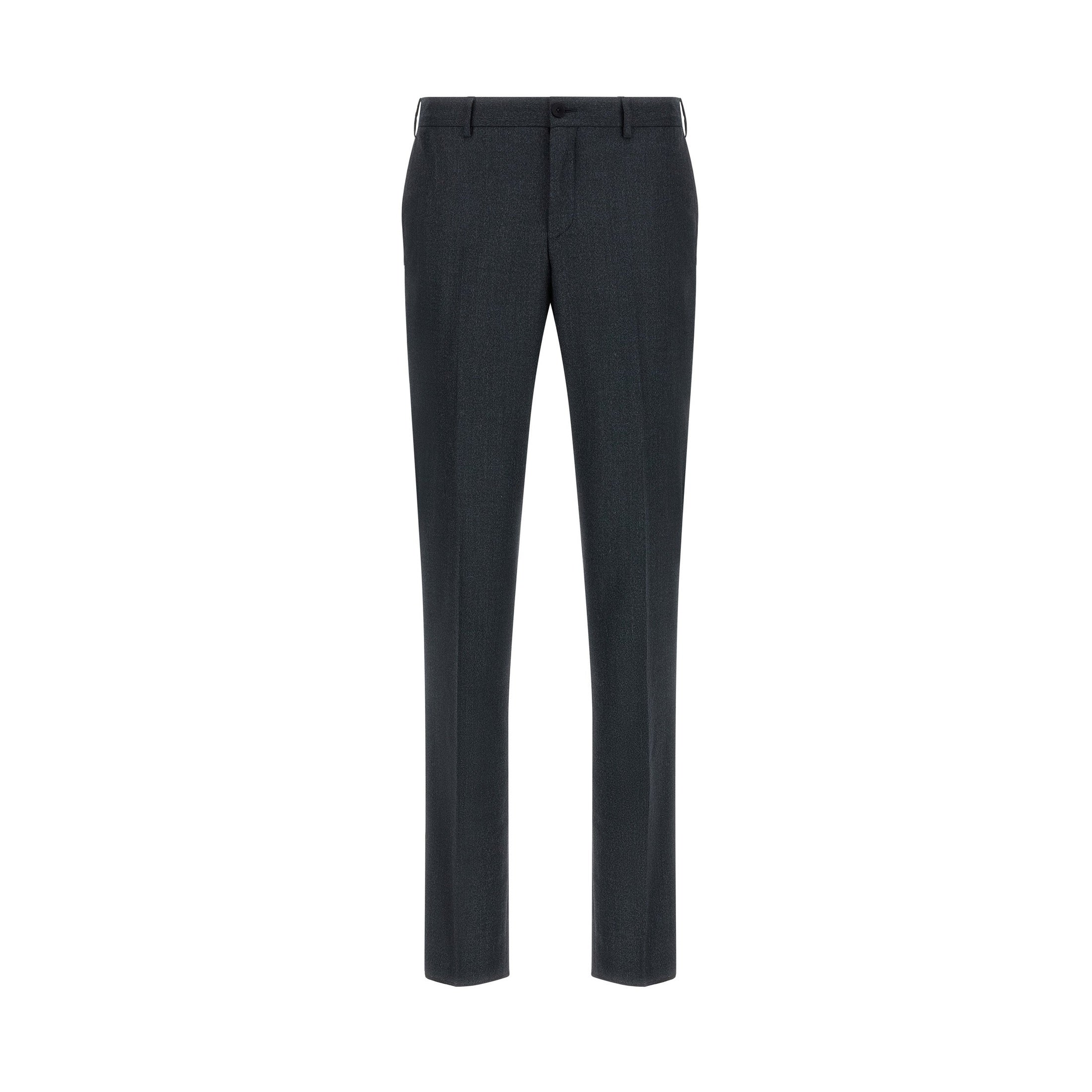 Gray Polyester Two-Piece Suit