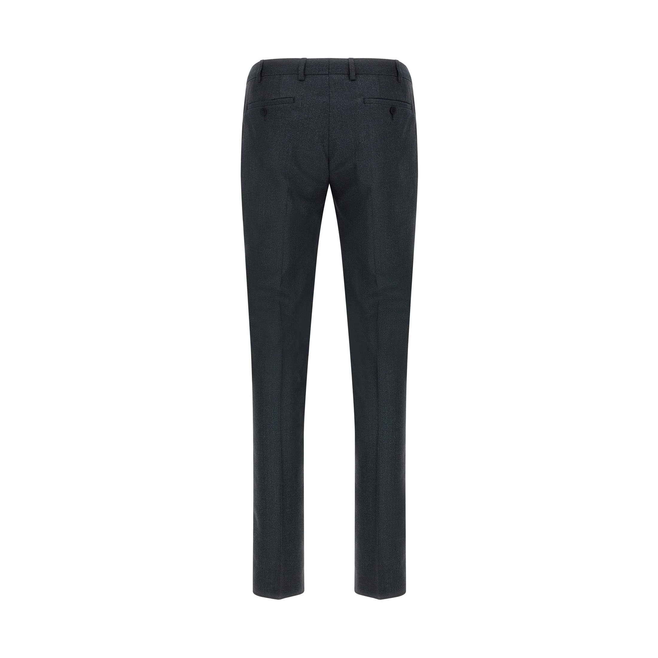 Gray Polyester Two-Piece Suit