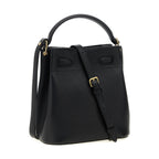 Black Calfskin Crossbody Bag