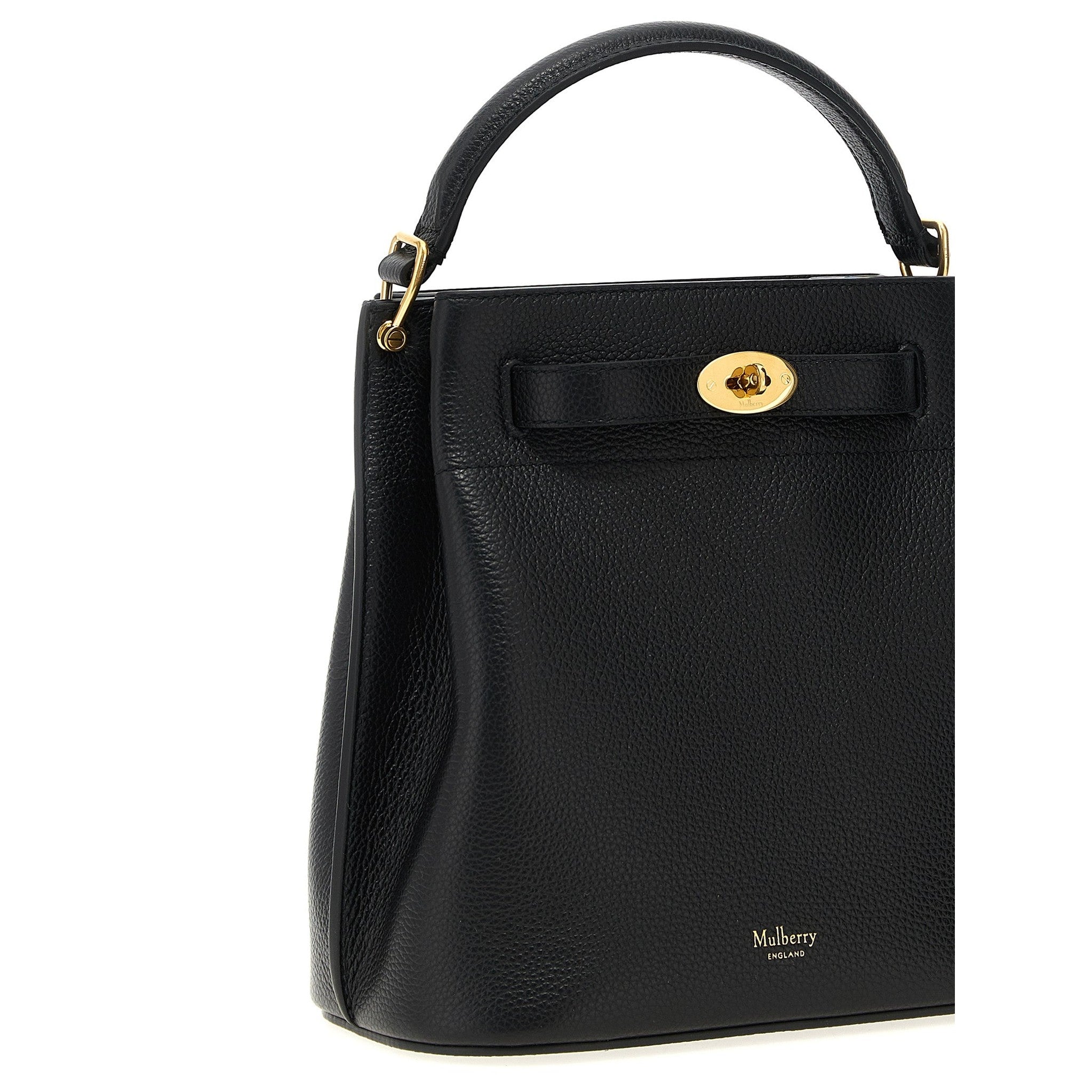 Black Calfskin Crossbody Bag