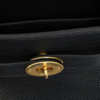 Black Calfskin Crossbody Bag