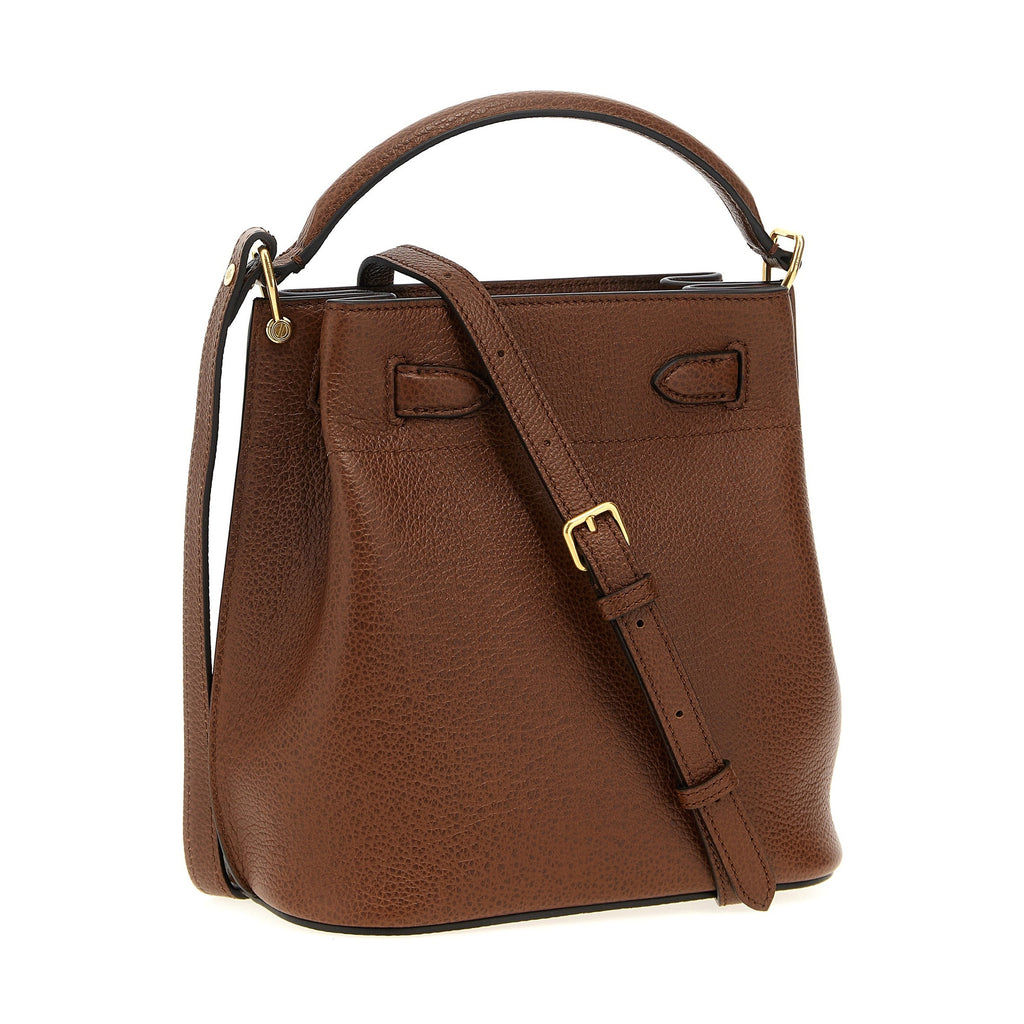 Brown Calfskin Crossbody Bag