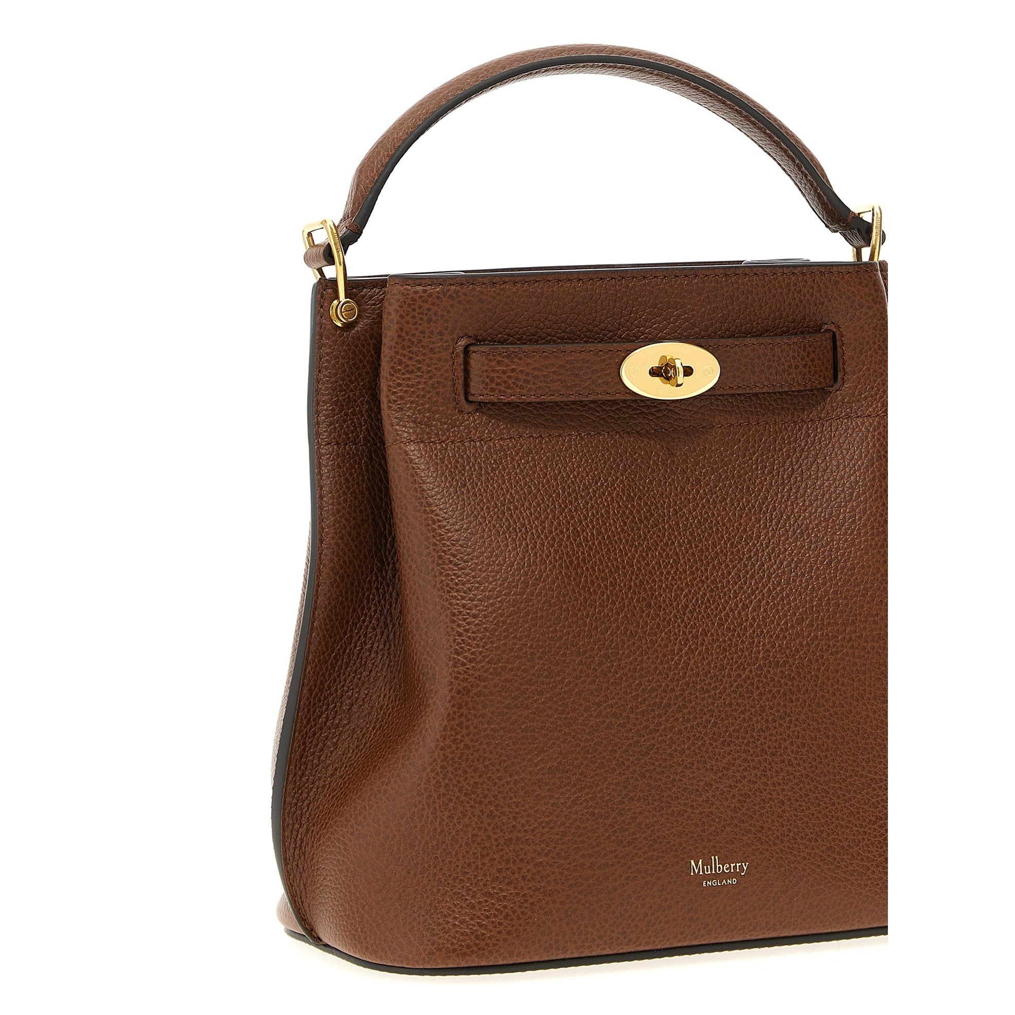 Brown Calfskin Crossbody Bag