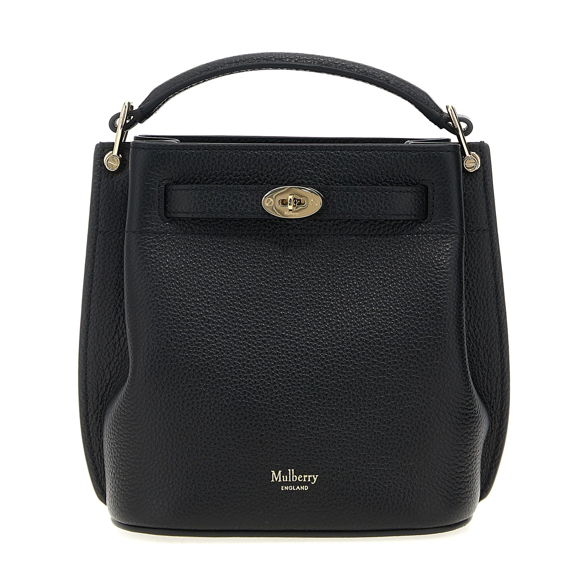 Black Calfskin Crossbody Bag