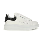 White Calf Leather Bos Taurus Chunky Sneakers