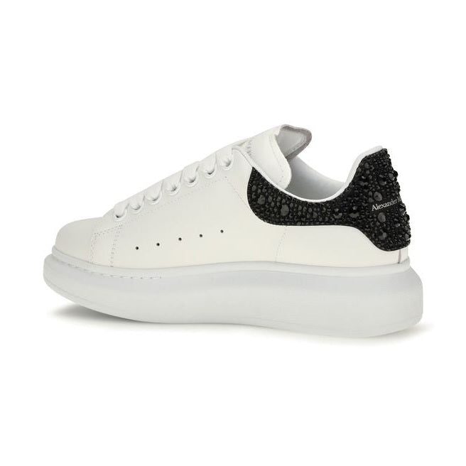 White Calf Leather Bos Taurus Chunky Sneakers