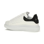 White Calf Leather Bos Taurus Chunky Sneakers