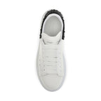 White Calf Leather Bos Taurus Chunky Sneakers