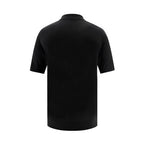 Black Wool Oves Aries Polo Shirt