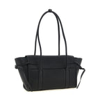 Black Calfskin Shoulder Bag