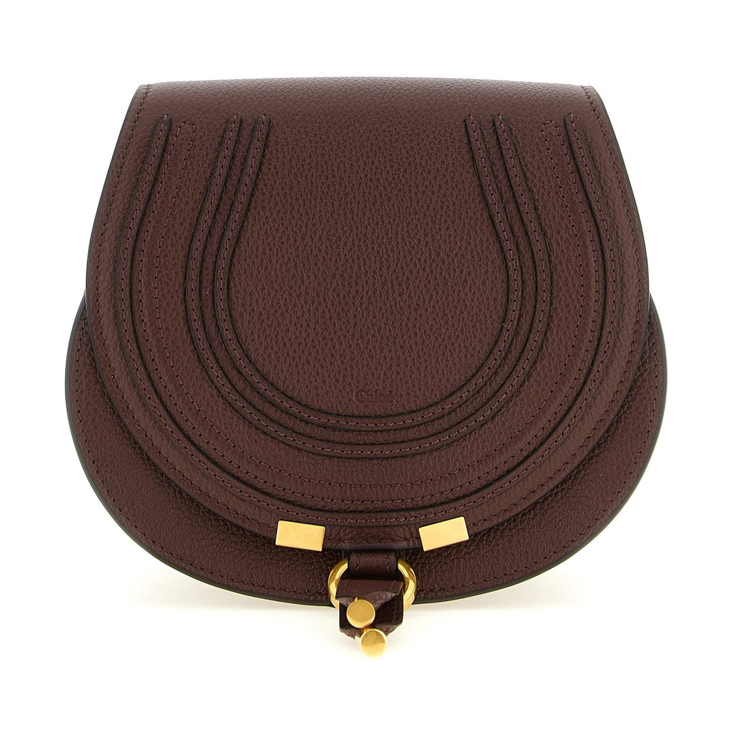 Brown Calfskin Crossbody Bag