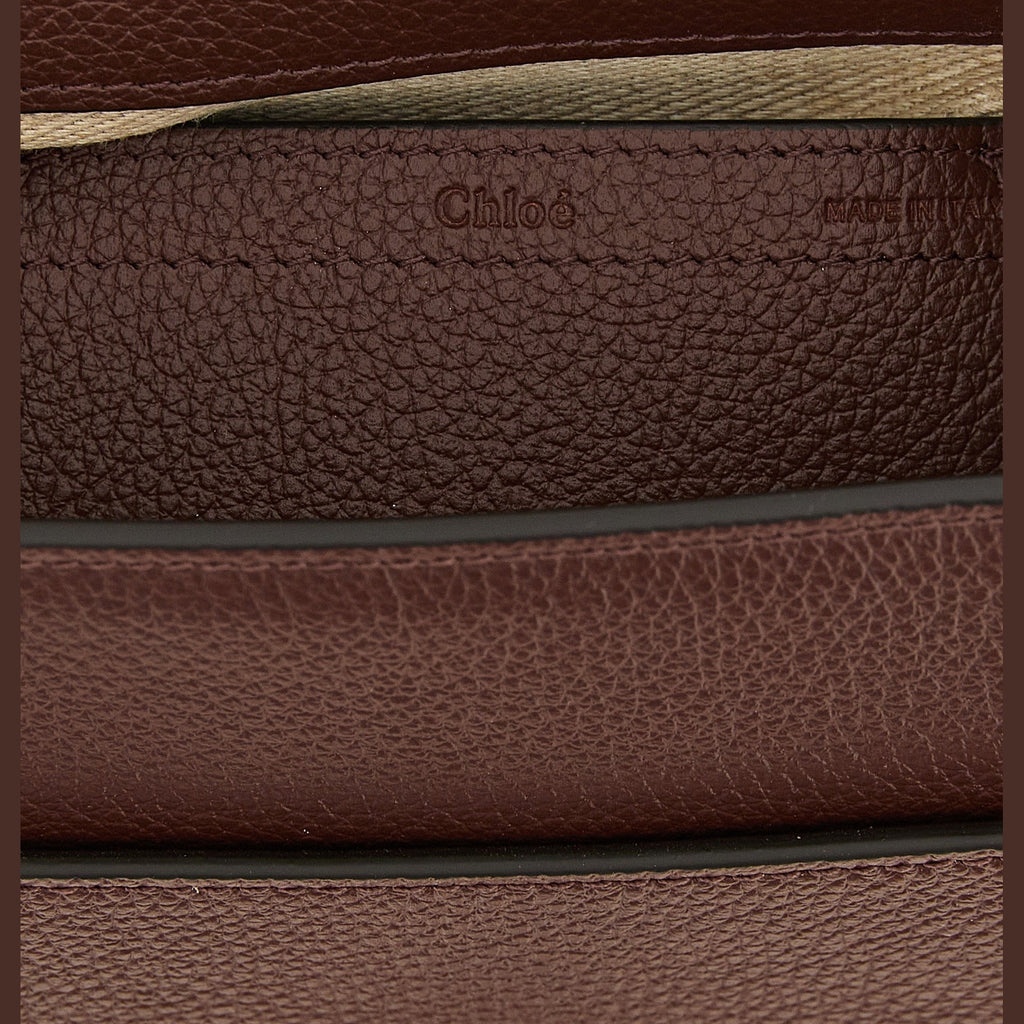 Brown Calfskin Crossbody Bag