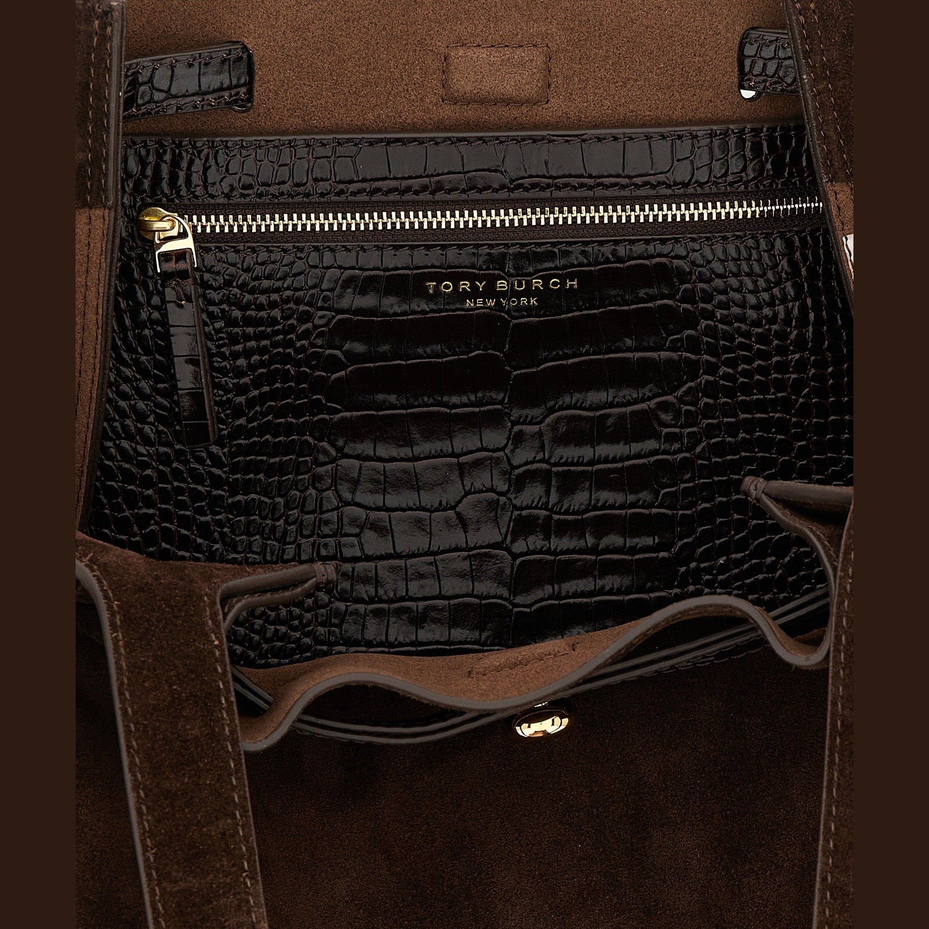 Brown Bovine Leather Tote Bag