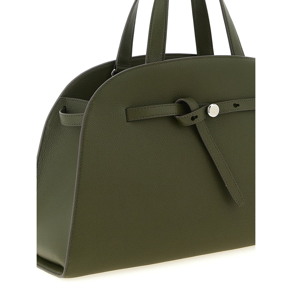 Bicolor Cowhide Handbag